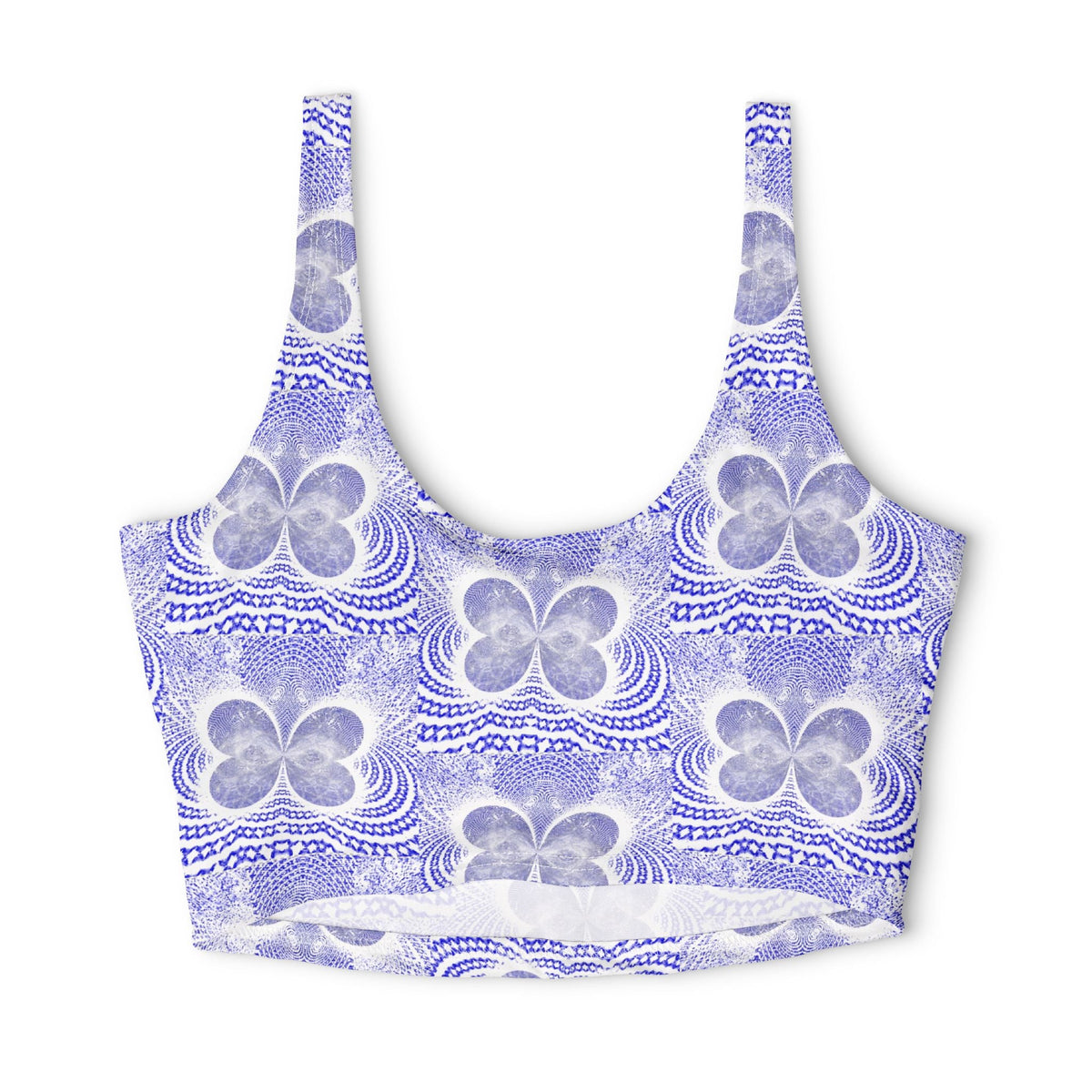 Women's Capri (AOP) — Matching Sports Bra (Small Print)