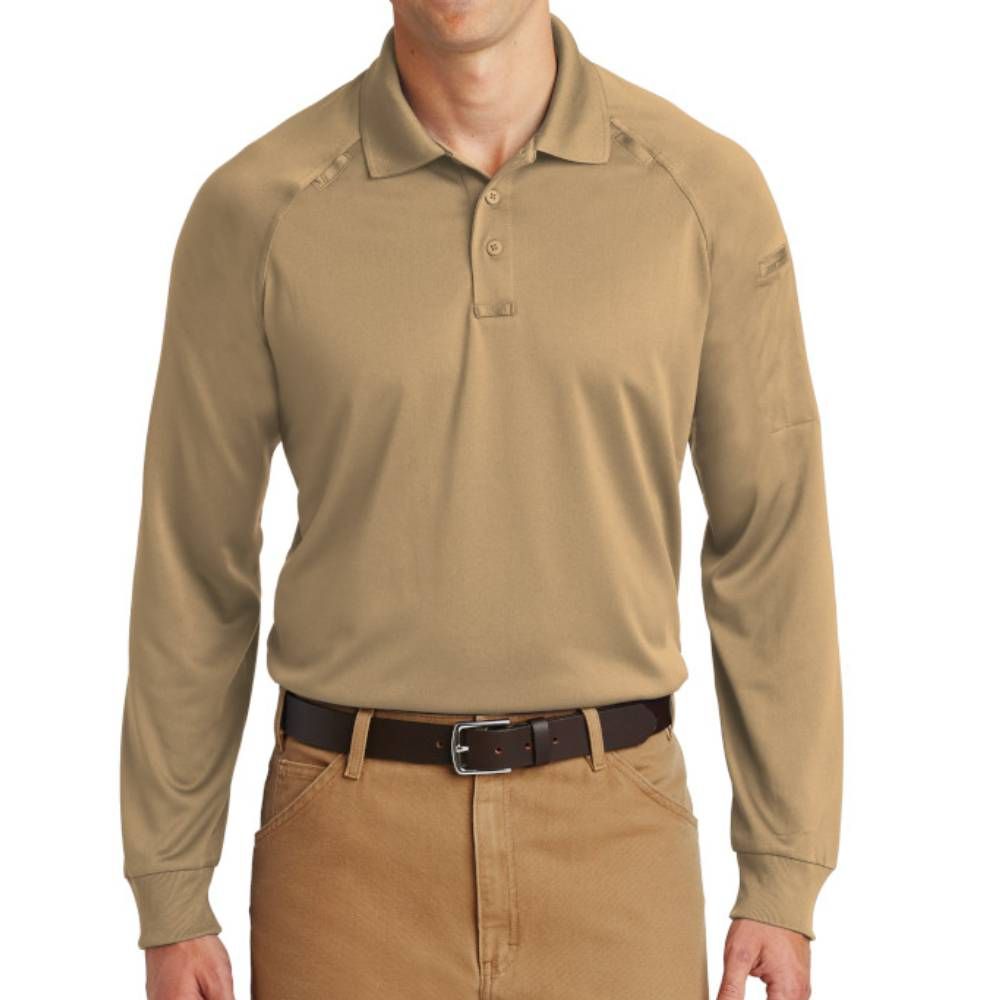 CornerStone Select Long Sleeve Snag-Proof Tactical Polo