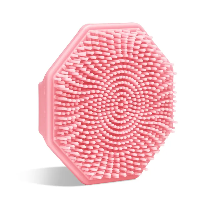 Silicone Facial Cleansing Brush – Antimicrobial Face Scrubber for Deep Pore Cleansing, Gentle Exfoliation & Dead Skin Removal