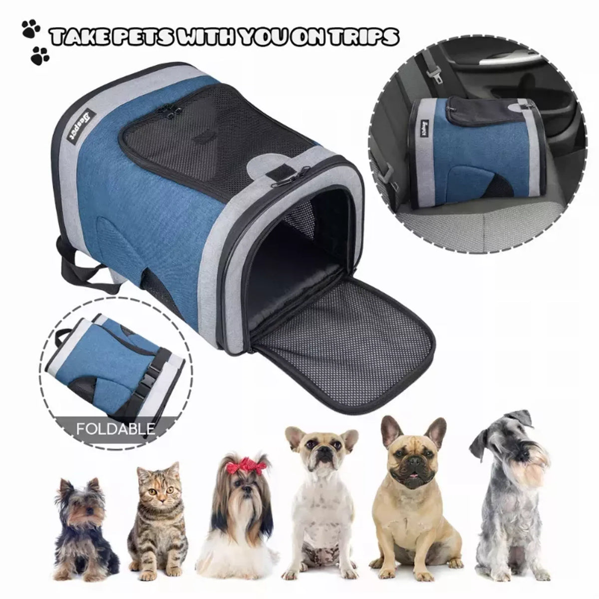 JESPET Pet Backpack Carrier