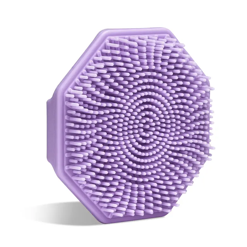 Silicone Facial Cleansing Brush – Antimicrobial Face Scrubber for Deep Pore Cleansing, Gentle Exfoliation & Dead Skin Removal