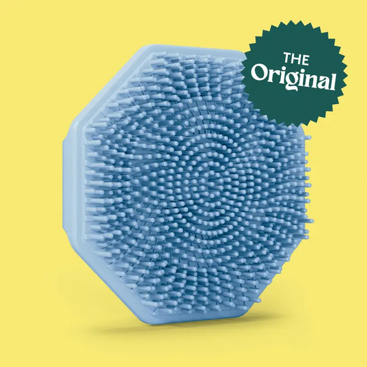 Silicone Facial Cleansing Brush – Antimicrobial Face Scrubber for Deep Pore Cleansing, Gentle Exfoliation & Dead Skin Removal