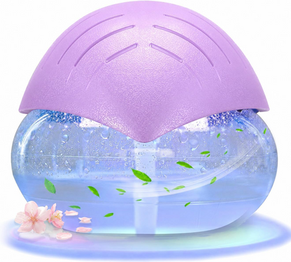 7-Color Water Air Purifier & Aroma Diffuser with LED Night Light, Multi-Function Air Washer for Home, Bedroom & Office