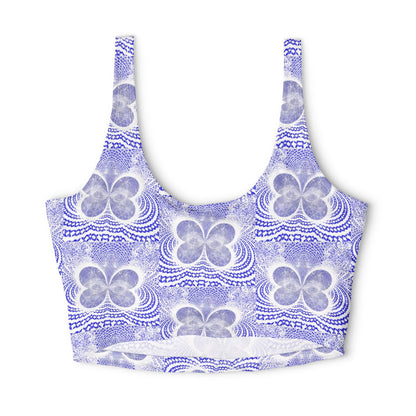Women's Capri (AOP) — Matching Sports Bra (Small Print)