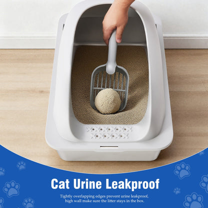 Stainless Steel Cat Litter Box With Lid