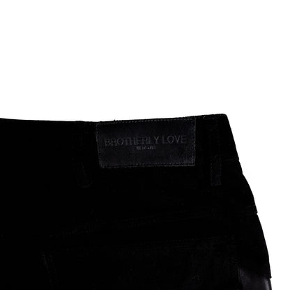 BL NOCTURNE LEATHER 3/4TH CAPRI PADDED DENIM