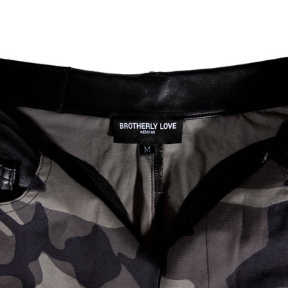 BL MUDCAMO FLARED LEATHER PANT