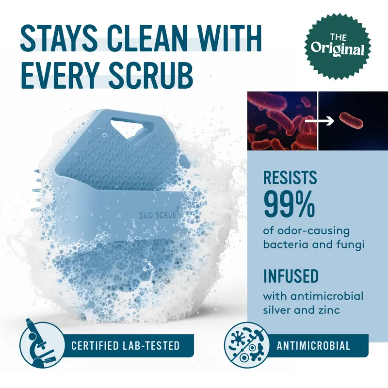 Silicone Body Scrubber – Exfoliating Shower Brush for Deep Cleansing, Dead Skin Removal & Smooth Skin