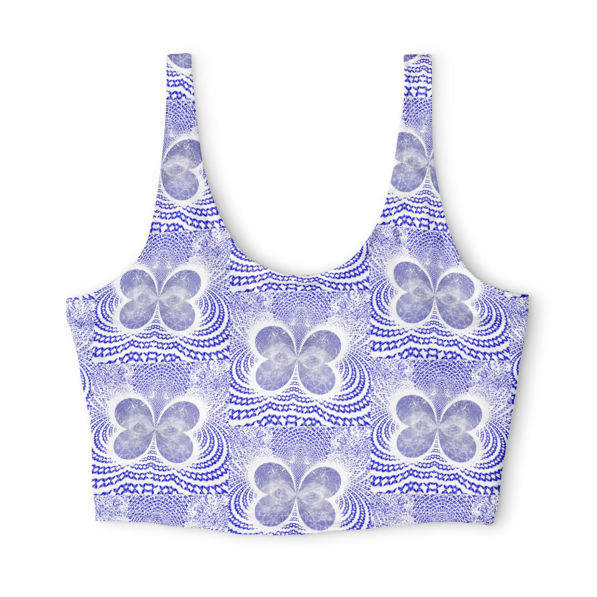 Women's Capri (AOP) — Matching Sports Bra (Small Print)