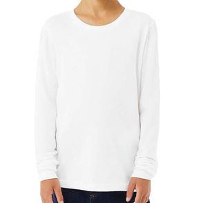 Bella + Canvas Kids Heather CVC Long-Sleeve T-Shirt
