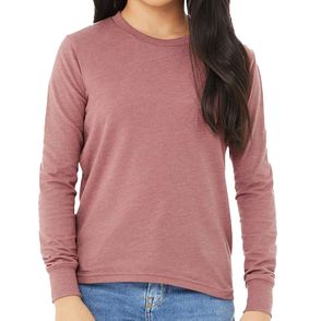 Bella + Canvas Kids Heather CVC Long-Sleeve T-Shirt