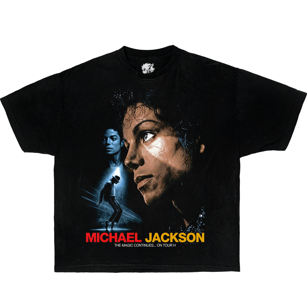 King of Pop Michael Jackson Boxy Shirt Vintage Tee Streetwear Y2K Oversized Graphic