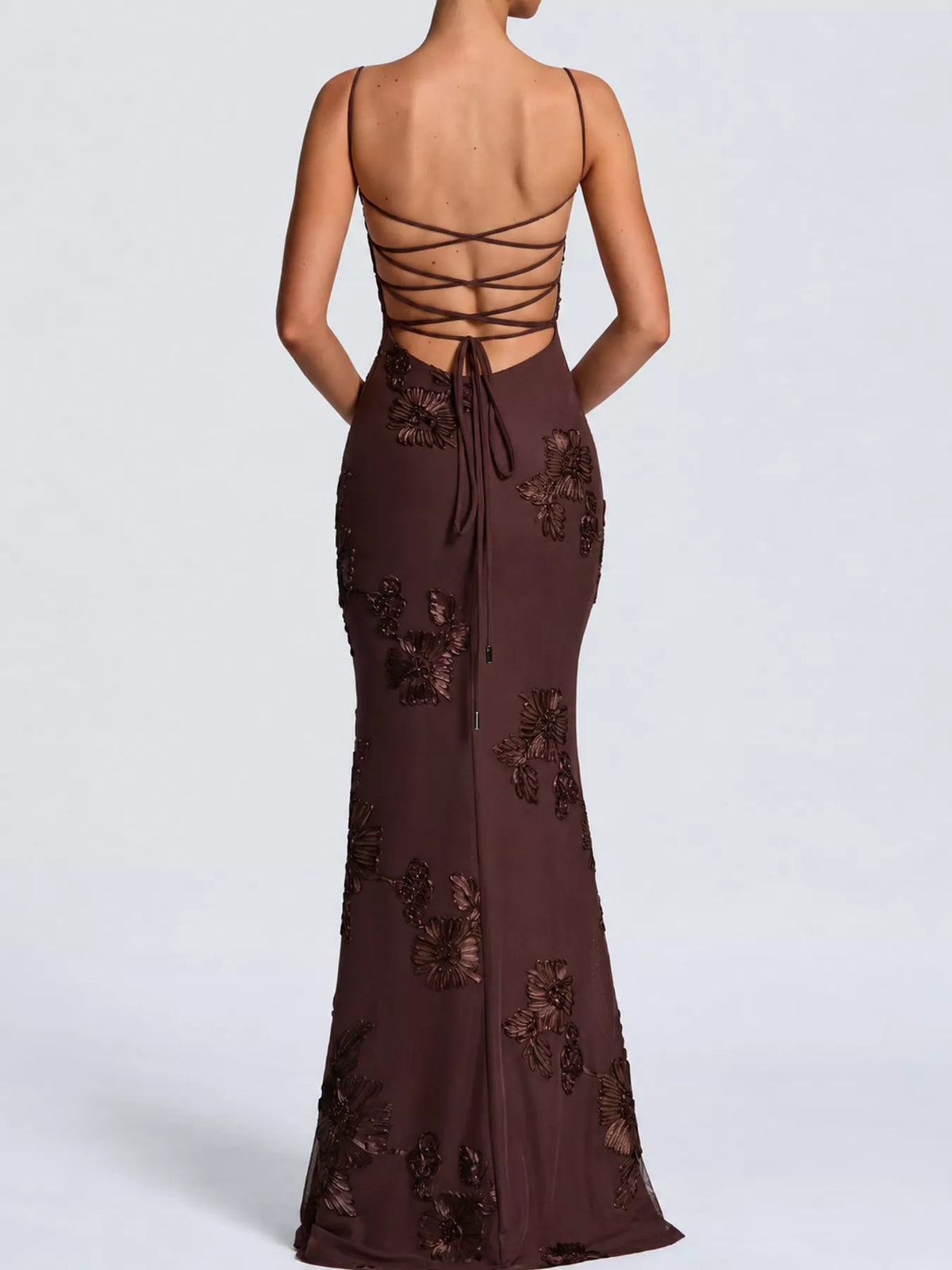 Sweetheart Neck Lace Up Mermaid Evening Dress