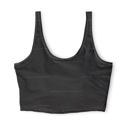Black Geo Dot — Matching Sports Bra (Small Print)