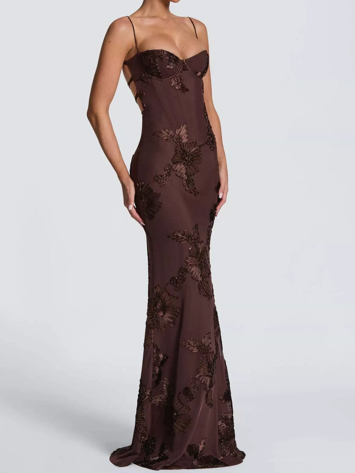 Sweetheart Neck Lace Up Mermaid Evening Dress