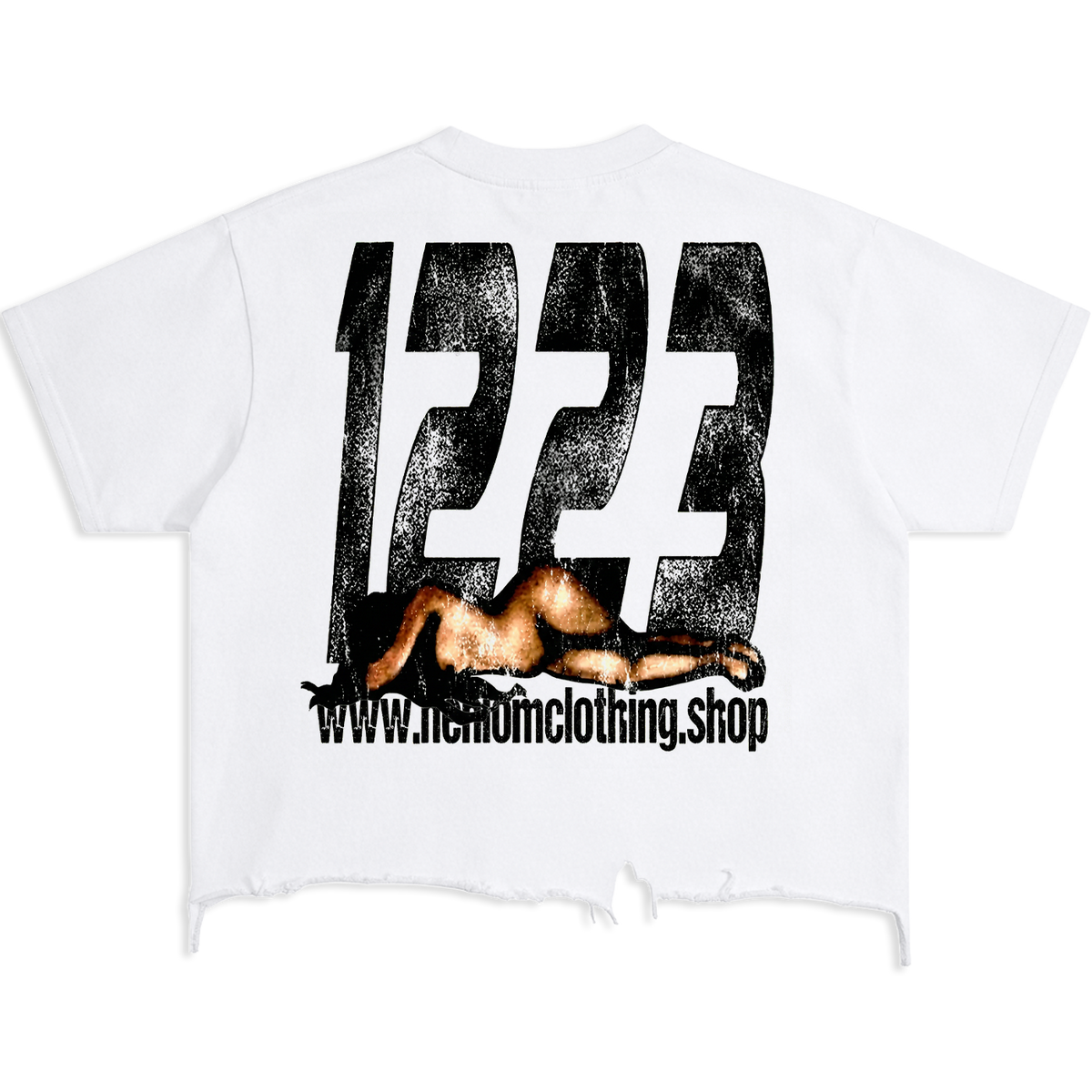 Endless Time Vintage Oversized Boxy T-shirt Streetwear Double Graphic Y2K