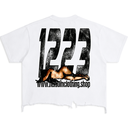 Endless Time Vintage Oversized Boxy T-shirt Streetwear Double Graphic Y2K