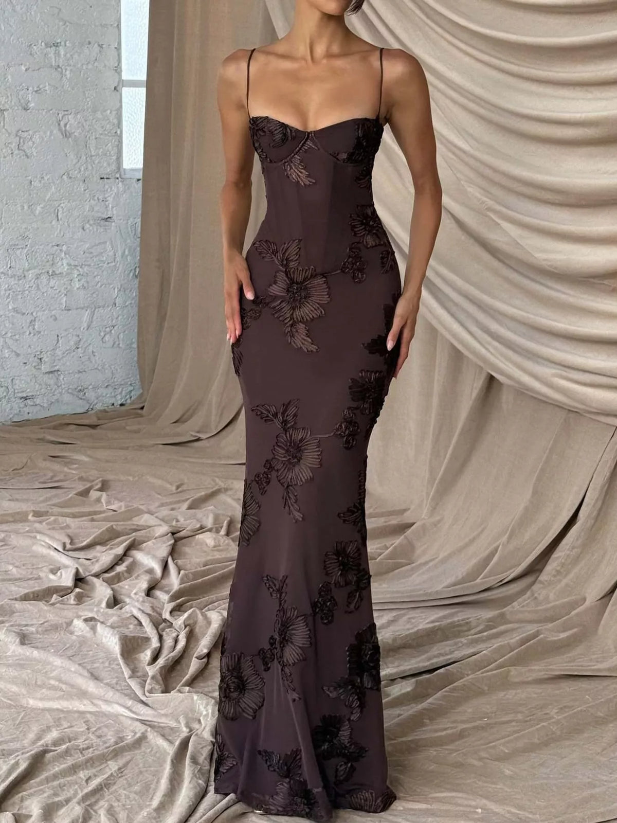 Sweetheart Neck Lace Up Mermaid Evening Dress