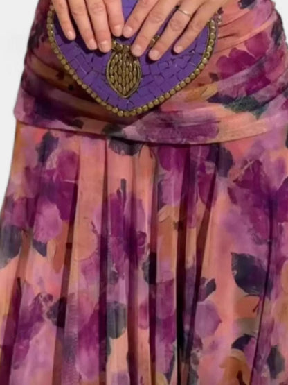 Full Size Off-Shoulder Ruched Maxi Dress
