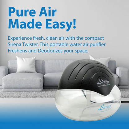 7-Color Water Air Purifier & Aroma Diffuser with LED Night Light, Multi-Function Air Washer for Home, Bedroom & Office