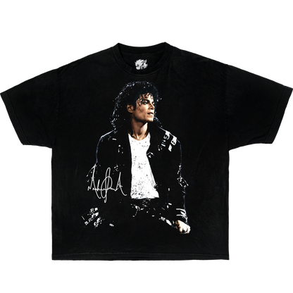 Michael Jackson King of Pop Shirt Vintage Boxy Tee Streetwear Y2K Oversized Graphic