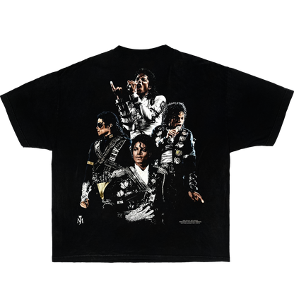 Michael Jackson King of Pop Shirt Vintage Boxy Tee Streetwear Y2K Oversized Graphic