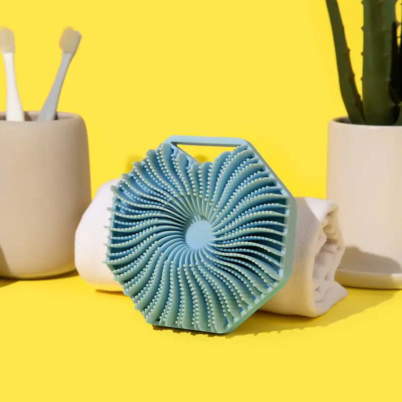 Silicone Body Scrubber – Exfoliating Shower Brush for Deep Cleansing, Dead Skin Removal & Smooth Skin