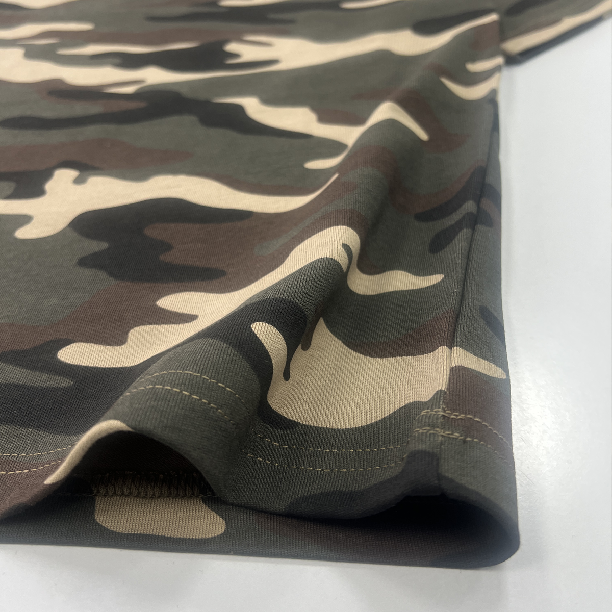 "STOP HATING" Urban Camouflage Cropped Oversized Shirt Streetwear Boxy Unisex Top