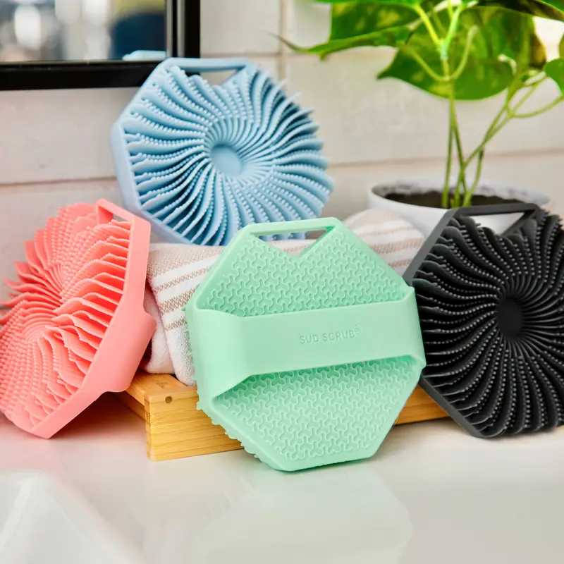 Silicone Body Scrubber – Exfoliating Shower Brush for Deep Cleansing, Dead Skin Removal & Smooth Skin
