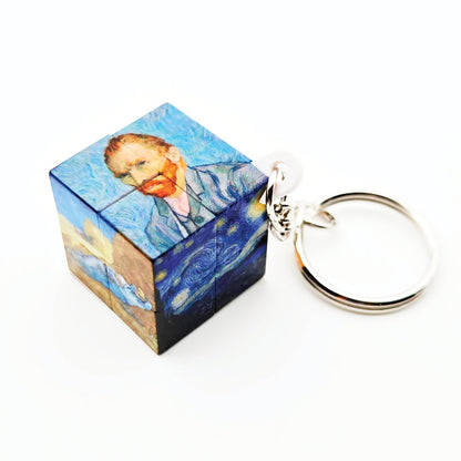 2×2 – Cube Puzzle Porte-clés – Van Gogh – Collection Art