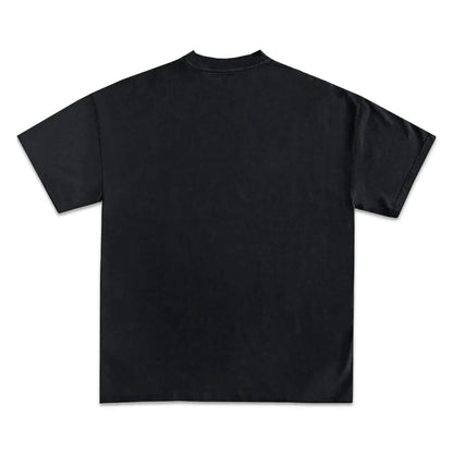 Karrahboo Boxy Vintage T-Shirt Hip Hop Oversized Shirt Graphic Tee Streetwear Y2K
