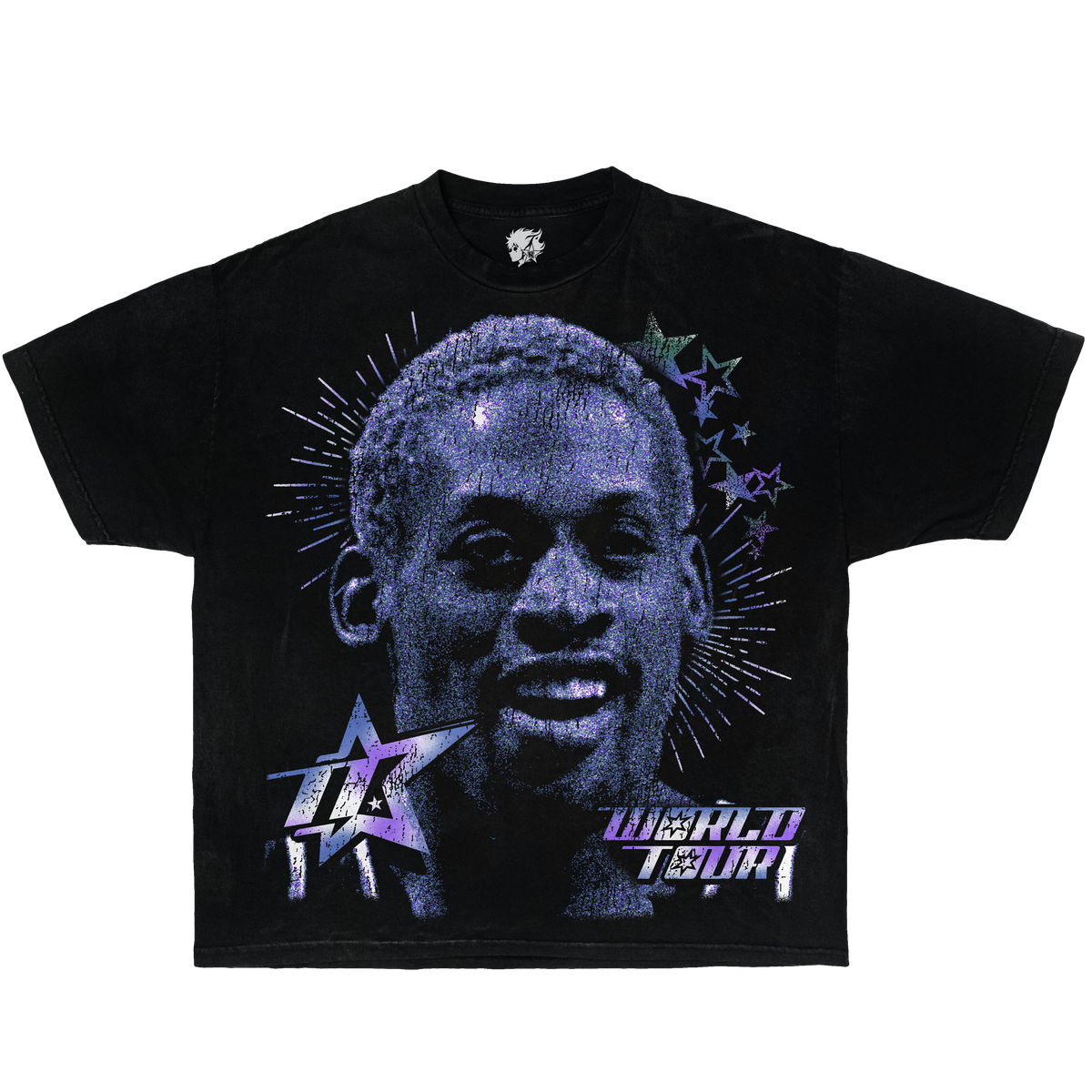Dennis World Tour Neniom Vintage Boxy Shirt Basketball Graphic Unisex Streetwear Tee