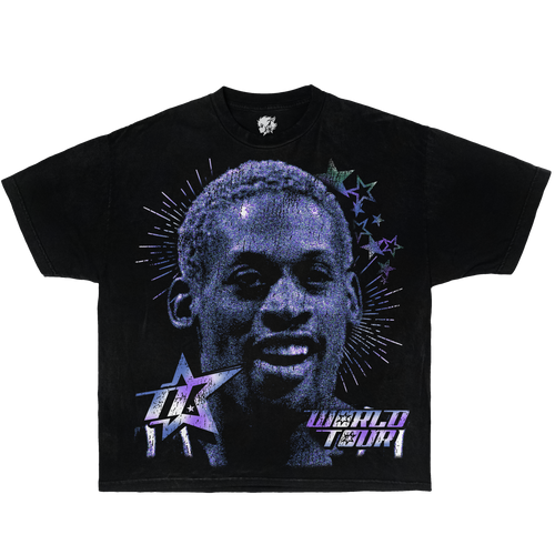 Dennis World Tour Neniom Vintage Boxy Shirt Basketball Graphic Unisex Streetwear Tee