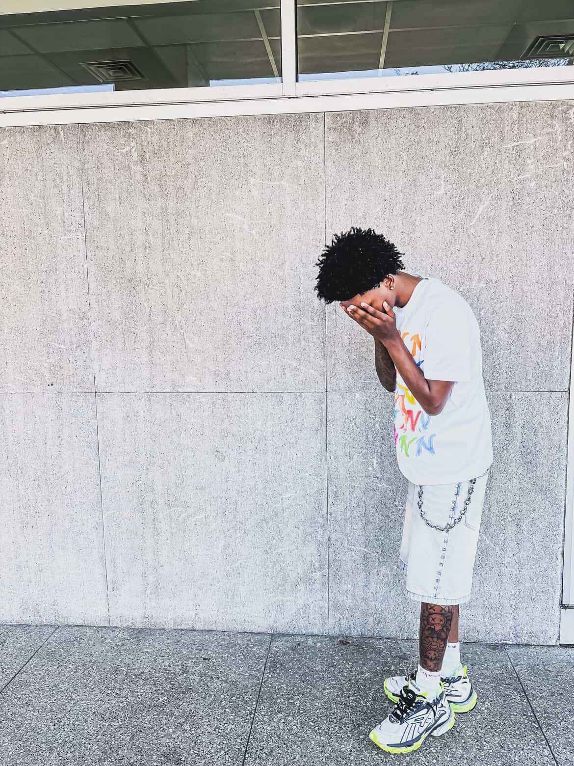 Bullet Train Multicolor Oversized Boxy Tee
