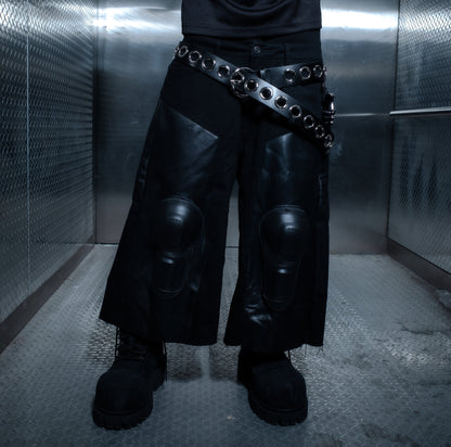 BL NOCTURNE LEATHER 3/4TH CAPRI PADDED DENIM