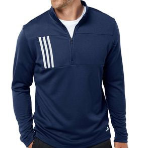 Adidas 3-Stripes Double Knit Quarter-Zip