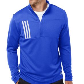 Adidas 3-Stripes Double Knit Quarter-Zip