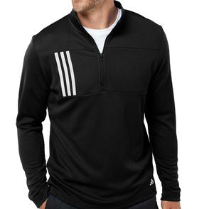 Adidas 3-Stripes Double Knit Quarter-Zip