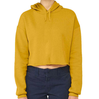 Bella + Canvas Women's Cropped Fleece Hoodie