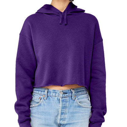 Bella + Canvas Women's Cropped Fleece Hoodie