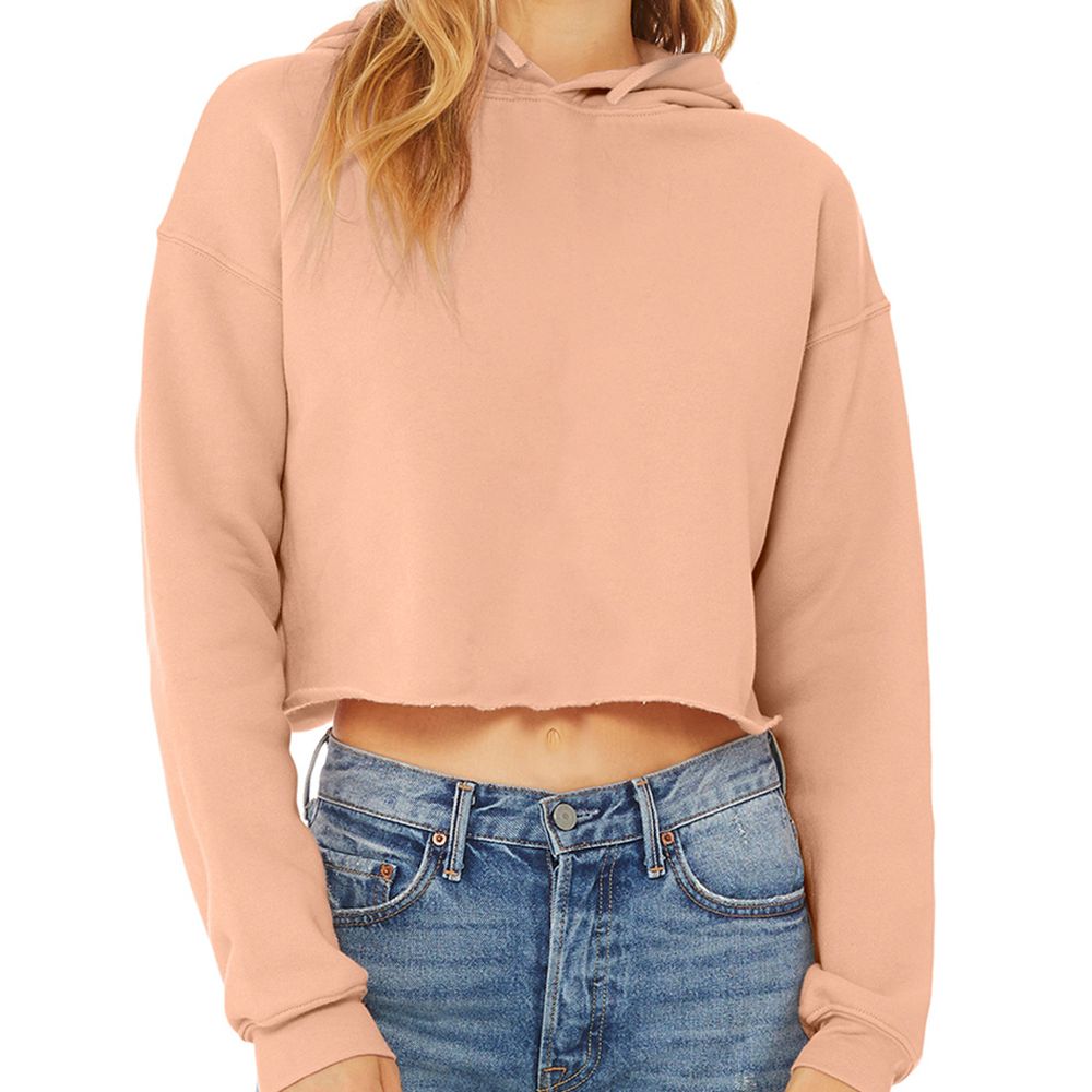 Bella + Canvas Women's Cropped Fleece Hoodie