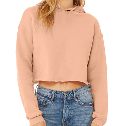 Bella + Canvas Women's Cropped Fleece Hoodie