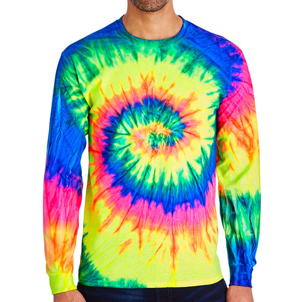 100% Cotton Long Sleeve Tie-Dye Shirt