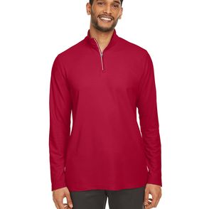CORE365 Men's Fusion ChromaSoft Pique Quarter-Zip
