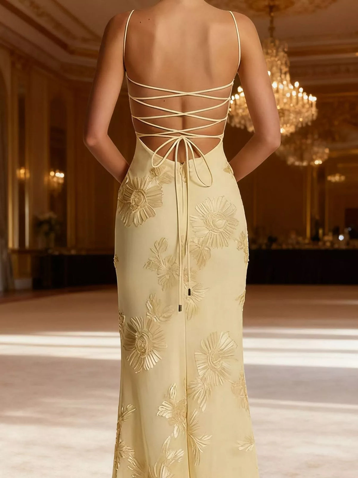 Sweetheart Neck Lace Up Mermaid Evening Dress