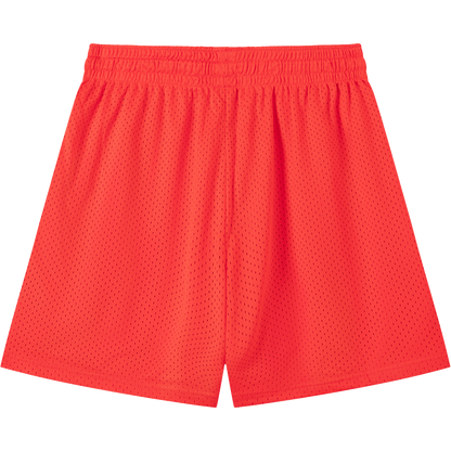 Everyday Mesh Drawstring Shorts – Dragon Red