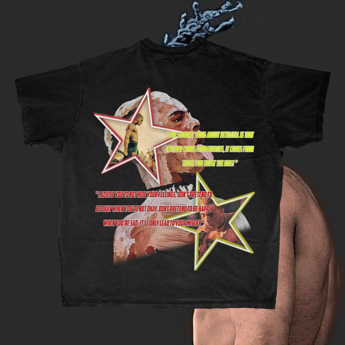 HALL OF FAME XXXTENTACION SHIRT QUOTES OVERSIZED BOXY SHIRT VINTAGE RAP SHIRTS